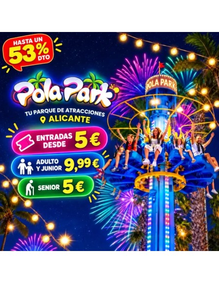 Entradas Pola Park Santa Pola desde 5 € | Descuentos y ofertas