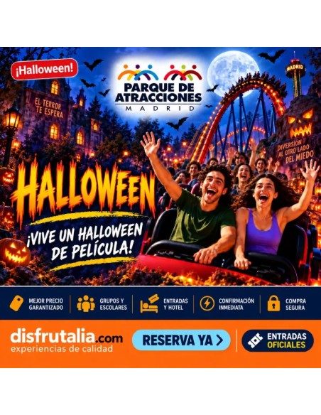 Entradas Parque de Atracciones Madrid desde 26,94€ Descuento 25%