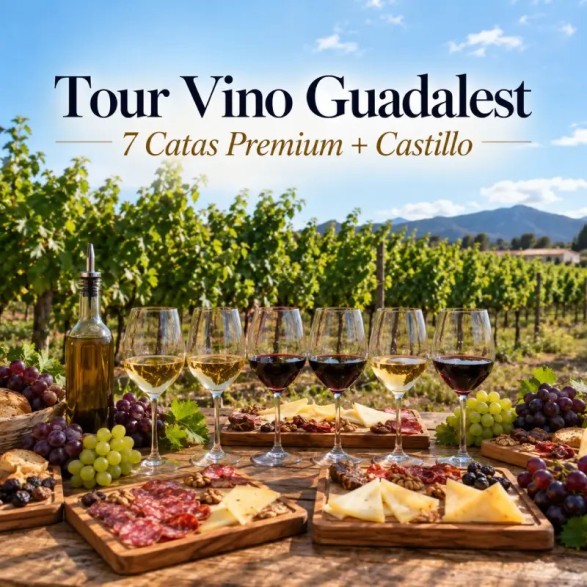 Visita Bodega Guadalest 7 Catas Premium + Castillo