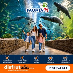 Entradas Faunia Madrid 22€ 35% Descuento