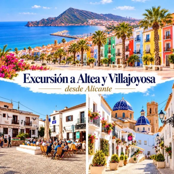 Tour Altea y Villajoyosa desde Alicante con transporte/guia