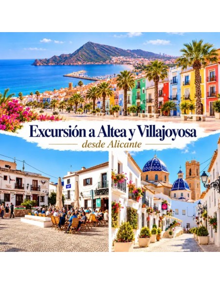 Tour Altea y Villajoyosa desde Alicante con transporte/guia
