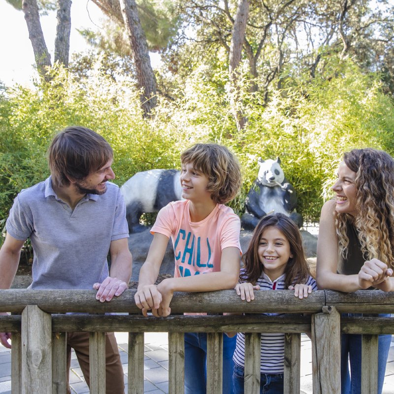 Zoo Aquarium Madrid familia