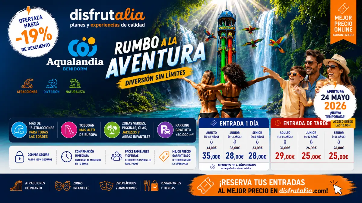 Aqualandia Benidorm - Que hacer en Alicante con niños