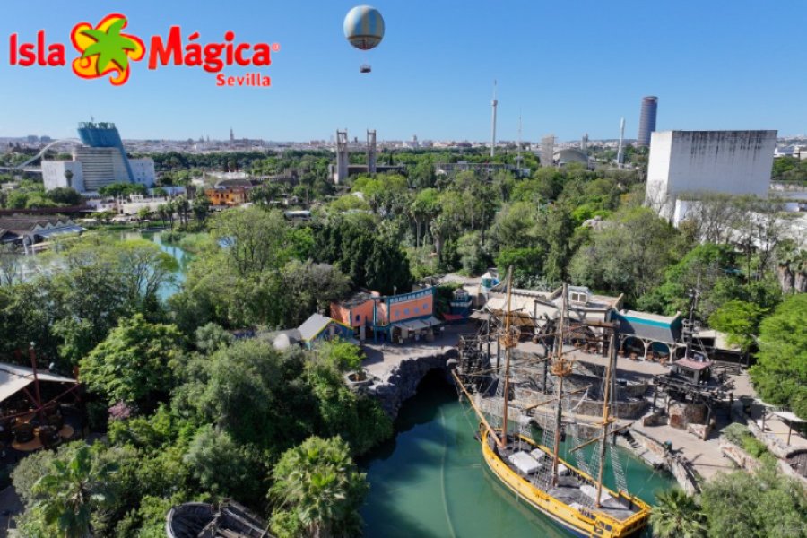 Isla Mágica vista aérea
