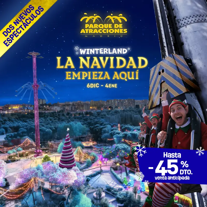 Parque de Atracciones Navidad 2025