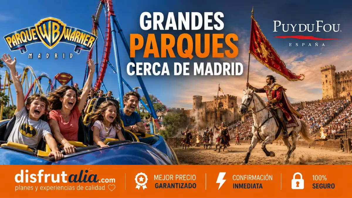 Parque Warner, Parque de Atracciones y Puy du Fou España