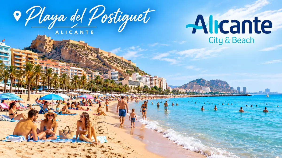Que hacer y que ver en Alicante - Playa del Postiguet
