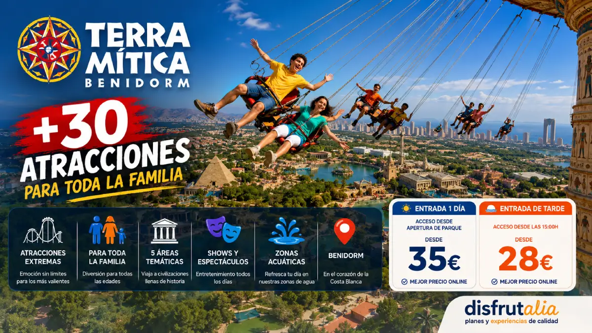 Que hacer en Benidorm - Terra Mítica parque temático