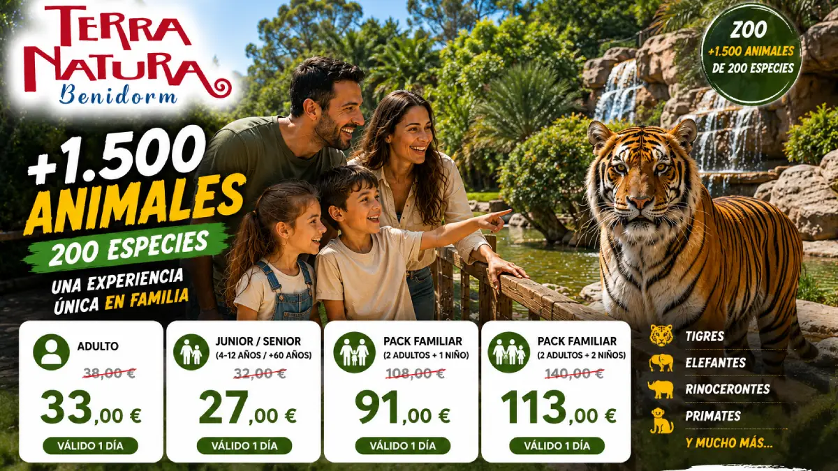 Que hacer en Benidorm - Terra Natura - Parque de animales