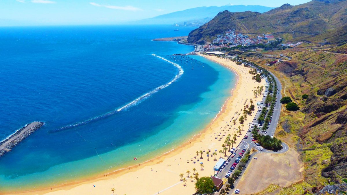 Playa de Las Teresitas en Tenerife