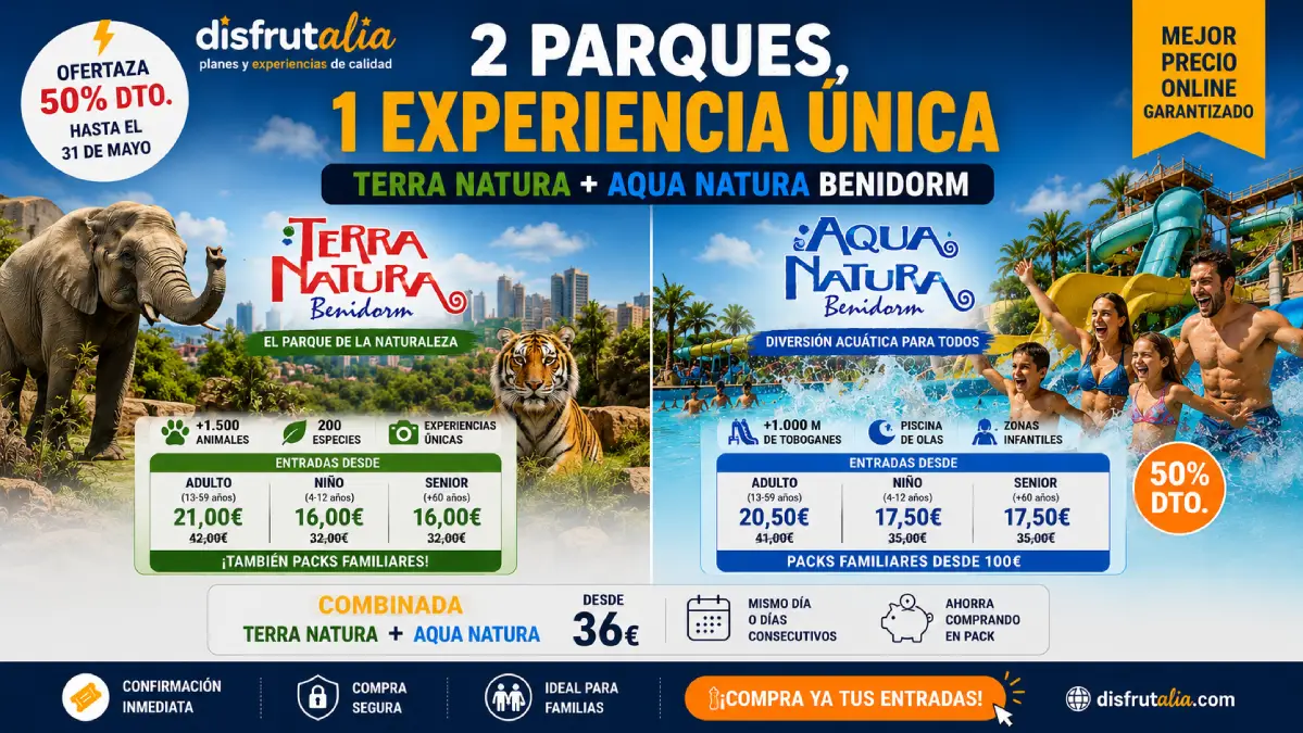 Terra Natura y Aqua Natura en Benidorm