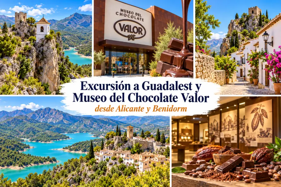Visita guiada a Guadalest y Chocolate Valor